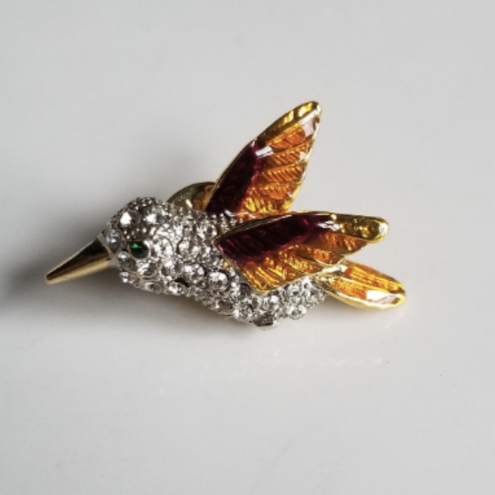 Magical vintage hummingbird pin - Picture 1 of 2